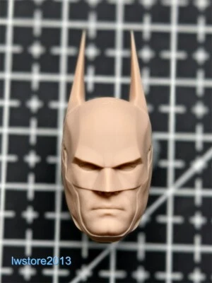 1:12 Arkham heroes Bruce Wayne Head Sculpt For 6" Male Action Figure Body Toys - Image 1 of 4