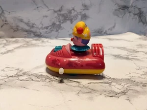Vintage Spielzeug zum Aufziehen Kunststoff rot Hovercraft Boot - Bild 1 von 3