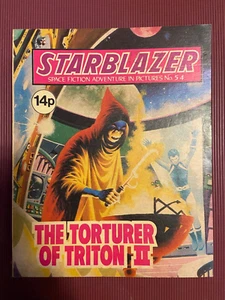 Starblazer Comic Space Fiction Adventure #54 1981 The Torturer Of Triton II 856f - Imagen 1 de 2