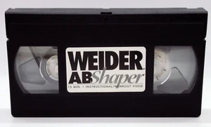 WEIDER AB SHAPER VHS Anleitung Workout Videokassette AbShaper Fitness Übung - Bild 1 von 3