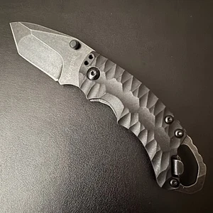 KERSHAW SHUFFLE II Folding Knife 2.5" 8Cr13MoV BlackWash Blade BLACK GFN Handle - Picture 1 of 13