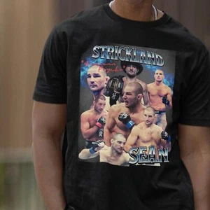 sean strickland american psycho shirt Vintage StyleSean Strickland T-Shirt Merch - Picture 1 of 3