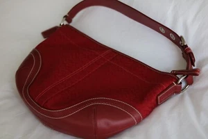 Coach Y2K Red f10924 - Picture 1 of 7