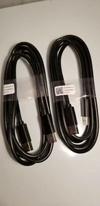 A pair of 6ft SuperSpeed USB 3.0 Type A to B Male Cables - Picture 1 of 2