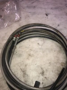 1990-1993 Eagle Talon fuel door hatch release cable wire pair hatchback U1 - Bild 1 von 6