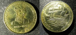 GROSSE SEEFAHRER DER WELTGESCHICHTE - Vasco da Gama - Münze/Medaille 1469-1524 - Bild 1 von 1