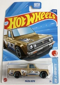 2025 Hot Wheels HW J-Imports 2/5 Tan Rotary Power Mazda Repu #47 1:64 Scale - Picture 1 of 9