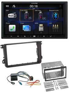 Alpine Bluetooth 2DIN MP3 DAB USB Autoradio für Skoda Fabia Octavia II Rapid Roo - Bild 1 von 10