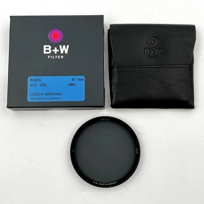 B+W Circular Polarizer Lens Filter BASIC 67mm S03 CPL MRC 1100752 - Image 1 of 4