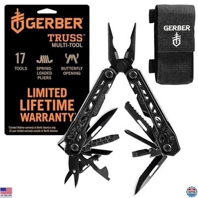 Gerber Gear Truss 17-in-1 EDC Needle Nose Pliers Multi tool - includes Pocket - Image 1 of 4