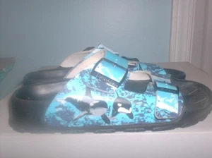 BIRKENSTOCK BIRKI'S DOPPELRIEMCHEN SANDALEN PANTOLETTEN KILLERWAL (SELTEN) GR 38 US 7 - Bild 1 von 3