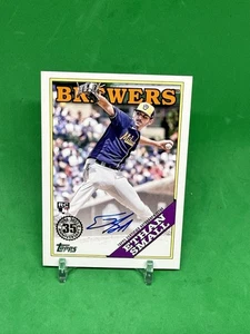 2023 Topps Ethan Small Rookie 1988 Topps Autograph #88BA-ES RC Auto Brewers - Bild 1 von 1