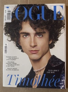 British Vogue Magazine October 2022 Timothee Chalamet - Picture 1 of 4