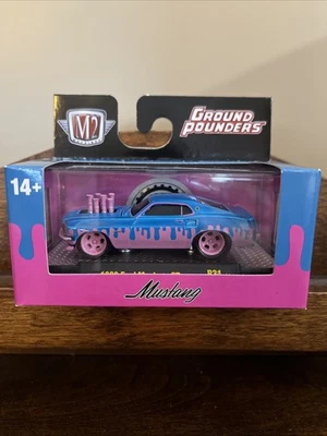M2 MACHINES CHASE 1969 FORD MUSTANG GT GROUND POUNDERS. 1/750 Worldwide - Image 1 of 4