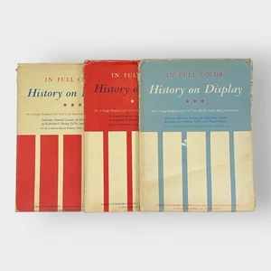 Lot of Vtg History on Display | Bishop Follmer Fearon | Set 1 to 3 | Homeschool - Picture 1 of 11