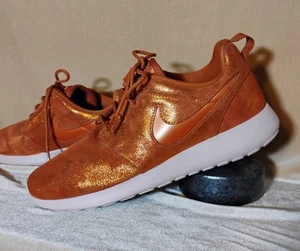 Nike Rosche Run Glitter Orange Size 9 NWOT - Picture 1 of 14