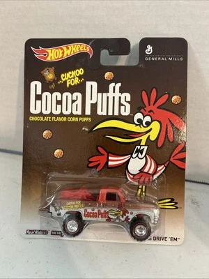 2013 风火轮 流行文化 通用 MILLS COCOA PUFFS 德克萨斯驱动 'EM 棕色  — 第 1/4 张图片