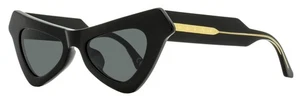 Marni dreieckige Cat Eye Sonnenbrille Fairy Pools OW8 schwarz 50 mm - Bild 1 von 3