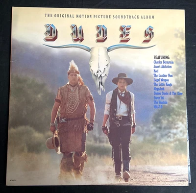 Dudes Soundtrack LP Vinyl 1987 MCA Steve Vai Megadeth Jane's Addiction VG+ - Image 1 of 4
