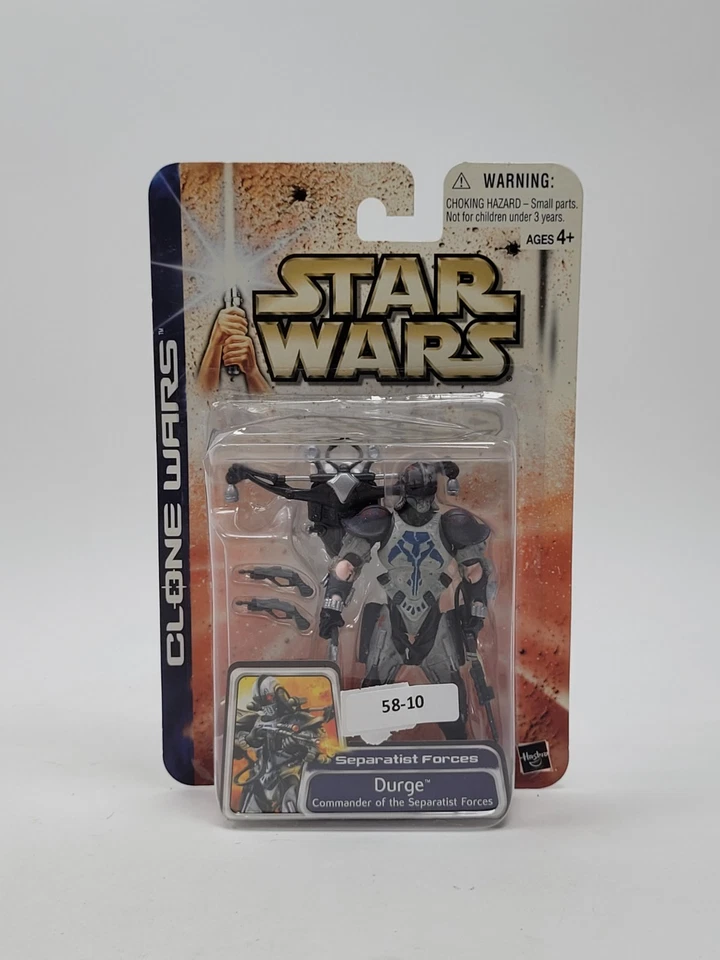 Hasbro 2003 Star Wars Clone Wars Durge Commander Separatist Forces Figure