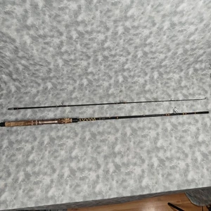 Garcia Sportsman Custom Deluxe 102 6-1/2' 2tlg Fiberglas Spinnrute Medium USA - Bild 1 von 9