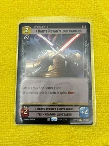 Star Wars Unlimited Darth Revan’s Lightsabers LOF Rare 238/264 Non-foil - Bild 1 von 2