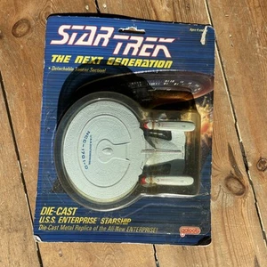 Galoob 1988 Star Trek The Next Generation U.S.S. ENTERPRISE STARSHIP Die-Cast - Picture 1 of 2