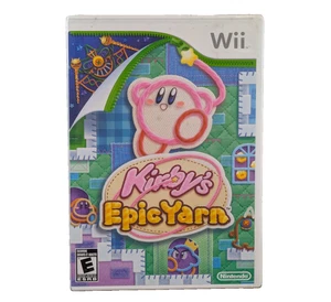 Kirby's Epic Yarn Nintendo Wii SIGILLATO NTSC videogioco americano nuovo imballato - Foto 1 di 8