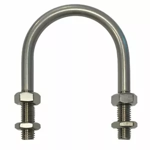 U-Bolt M6x60mm Gewinde, 31mm Innendurchmesser, 76mm Innenhöhe Edelstahl - Bild 1 von 2
