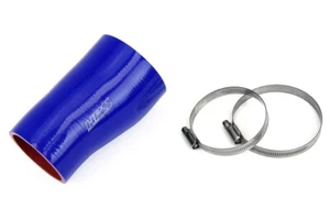 HPS Blue Reinforced Silicone Air Intake Hose Post MAF Tube 57-1765-BLUE - Picture 1 of 6