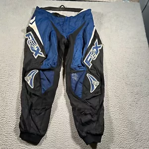 Fox Racing Motocross 180 Pants Men Size 40 Blue Black Adjustable Waist - Picture 1 of 14