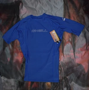 Oneill Mens Shirt Large Blue 50+ Ultraviolet Protection Short Sleeve NWT - Picture 1 of 6