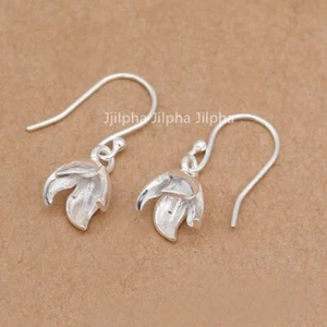 Sterling Silver French Hook Earrings Ear Wire w/ Pearl Cup Pin Findings A5412 - Picture 1 of 6