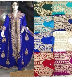 VENTA Nuevo Vestido Largo Marroquí Dubai Kaftanes Farasha Abaya Muy Elegante MS 142 - Imagen 1 de 3