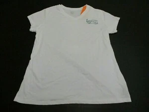 new CHAMPION C9 Athletic T-Shirt Women Size XL Cotton White Loose Fit V-Neck Top - Picture 1 of 9