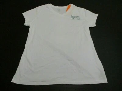 new CHAMPION C9 Athletic T-Shirt Women Size XL Cotton White Loose Fit V-Neck Top - Image 1 of 4