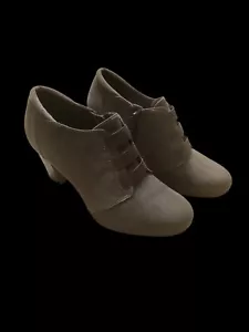 Clarks Collection Shooties Brynn Celia Gris Oscuro Gamuza Mujer Talla 7.5 - Imagen 1 de 9