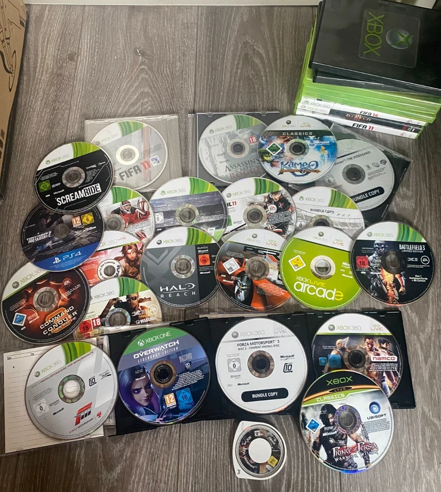 Xbox & Playstation Spiele | Nur Discs | 360, One, PS1, PSP, PS4 - Bild 1 von 1