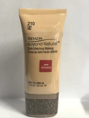 Revlon Beyond Natural Skin Matching Makeup, SPF 15, # 210 Light - Image 1 of 4