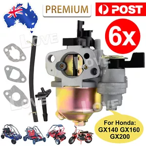 CARBURETOR CARBY CARB For HONDA GX140 GX160 GX200 5.5HP - 6.5hp 168F 170F MOTOR - Picture 1 of 10