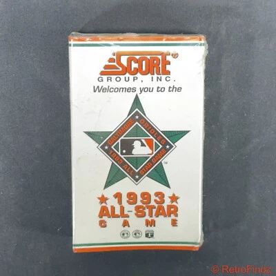 1993 All Star Game Score Card Pack Unopened New/Sealed - Image 1 of 4