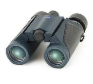 Zeiss TL Pocket Binoculars 10x 25mm Blue / Black w. Carry Bag. Pristine Glass - Picture 1 of 6