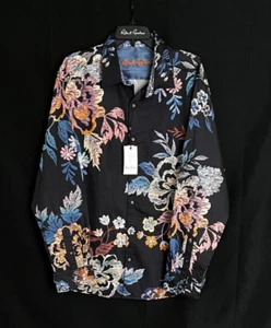 Robert Graham PLUTO besticktes Blumen Meisterwerk! 3XL 348 $ Neu mit Etikett XXXL - Bild 1 von 8