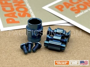 Titanium Screw & Pivot Kit for Spyderco Para 3 Pocket Knife - Blue - Picture 1 of 2