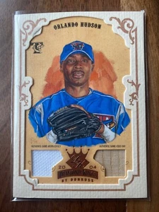 A45,055 - 2004 Diamond Kings DK Bronze #123 Orlando Hudson Bat/Jersey/100 - Picture 1 of 1