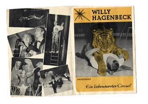Programmheft Zirkus Hagenbeck ca. 1965 - Bild 1 von 2