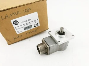 Allen Bradley 845T-DZ12ECM-C Ser. B Encoder 3/8" Dia. 5VDC In 5VDC DLD Out - Picture 1 of 8