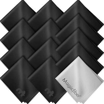 Magiicfiber Microfibre Cloth - MagicFiber Cloth for Glasses, Lens - 13 PACK UK