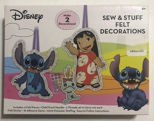 New Disney Lilo & Stitch Sew & Stuff Felt Decorations Set *NIB* - Picture 1 of 2