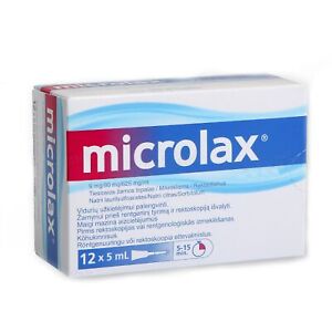 Microlax Enema 12 x 5ml - Fast Treatment of Constipation Or Conditions Requir...